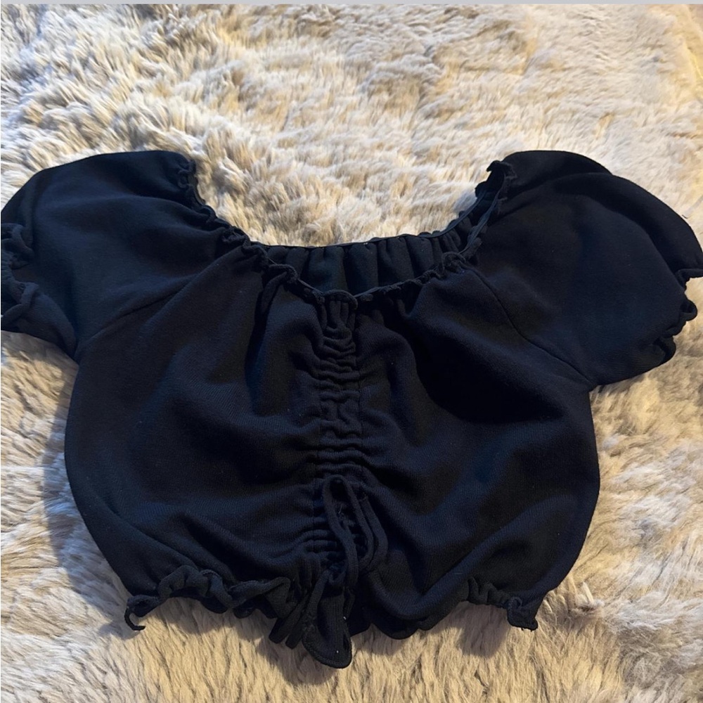 Black Crop top women